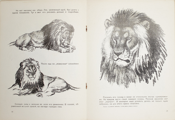 Лаптев А. Как я рисовал в зоопарке. [Л.: Б. и., 1950].